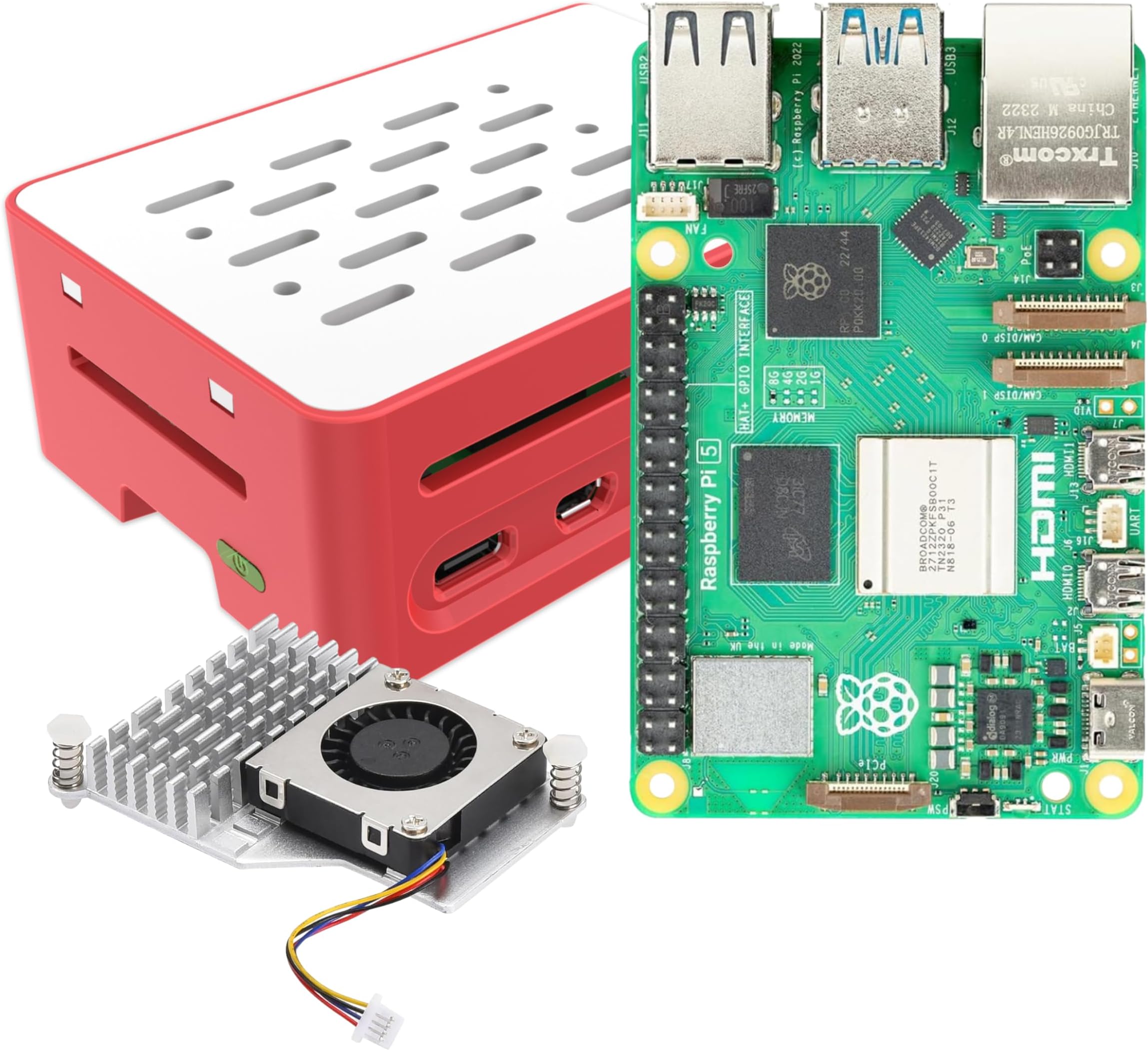 GeeekPi Raspberry Pi 4 4GB Complete Starter Kit with 32GB SD Card ...