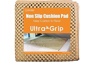 3 Pack Non-Slip Sofa Cushion Underlay Pad (24" x 24") to Prevent Sliding Cushions