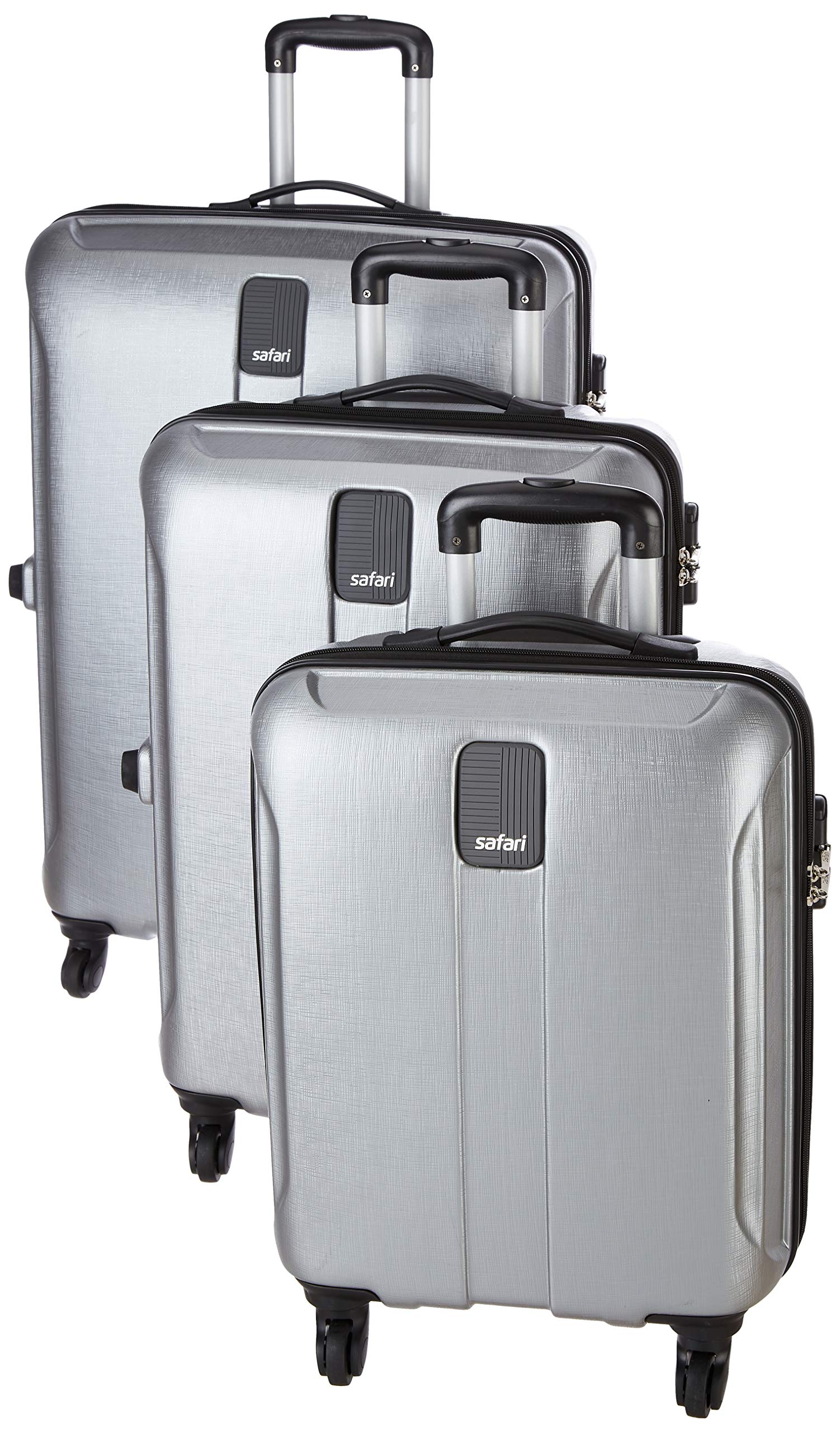 Safari Cabin Trolley Bag with Laptop Compartment, Hardside Polycarbonate Small (55cm) Suitcase | 360° 8 Wheel Spinner Travel Luggage| Recessed Combination Lock|Thorium Neo| Vanilla — Amazon image 17