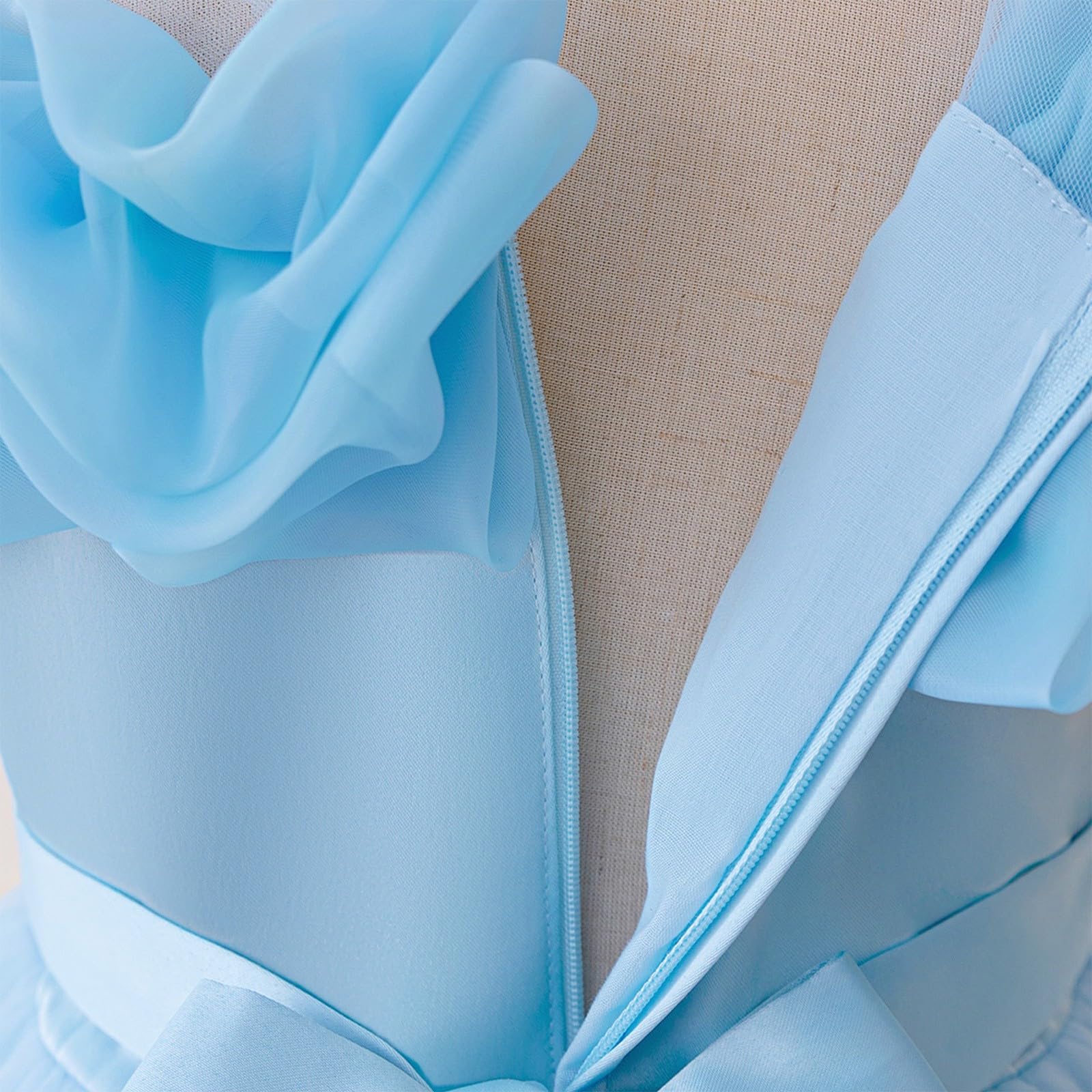 Vestido de princesa para niñas, de tul con lentejuelas, vestido de fiesta de cumpleaños, boda, dama de honor, vestido formal de noche
