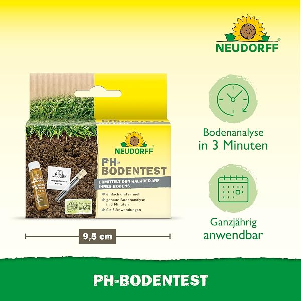 Neudorff pH-Bodentest für 8 Anwendungen – Zur einfachen und schnellen Ermittlung des pH-Wertes von Kulturböden und des Kalkbedarfs, 1 Set - 3