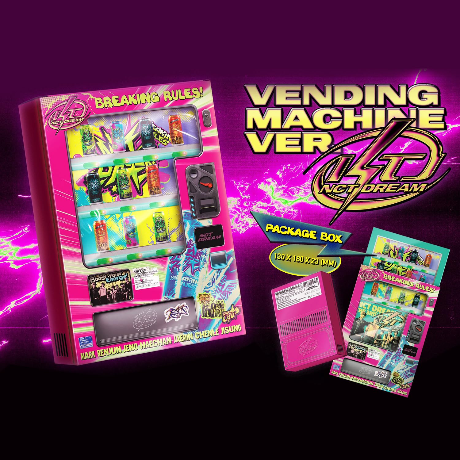 HIJJPS NCT Dream 3rd Album [ISTJ] (Vending Machine Ver.) Package