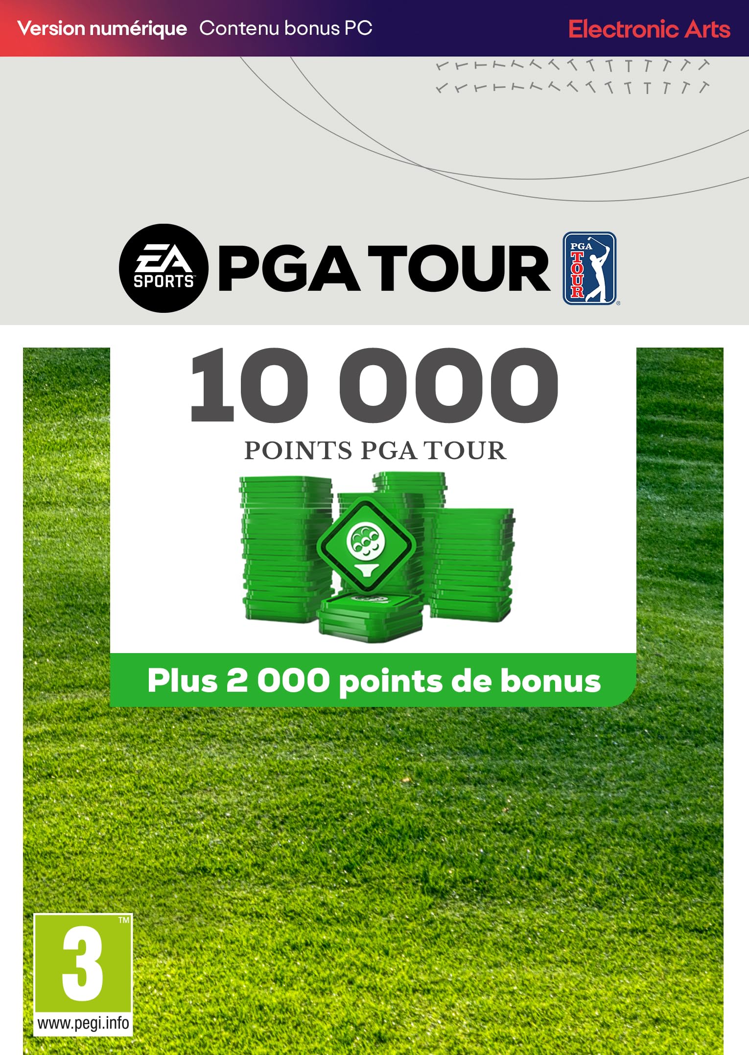 PGA Tour 12000 Point Pack version numérique PC avec code EA APP