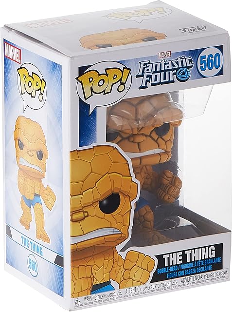 Funko 44988 POP Marvel: Fantastic Four - The Thing Collectible Toy, Multicolour