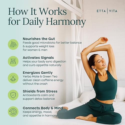 Miniatura 5 de Suplemento de limpieza de colon + apoyo GLP-1 para la pérdida de peso y energía - Supresor del apetito y quemador de grasa con berberina, yerba