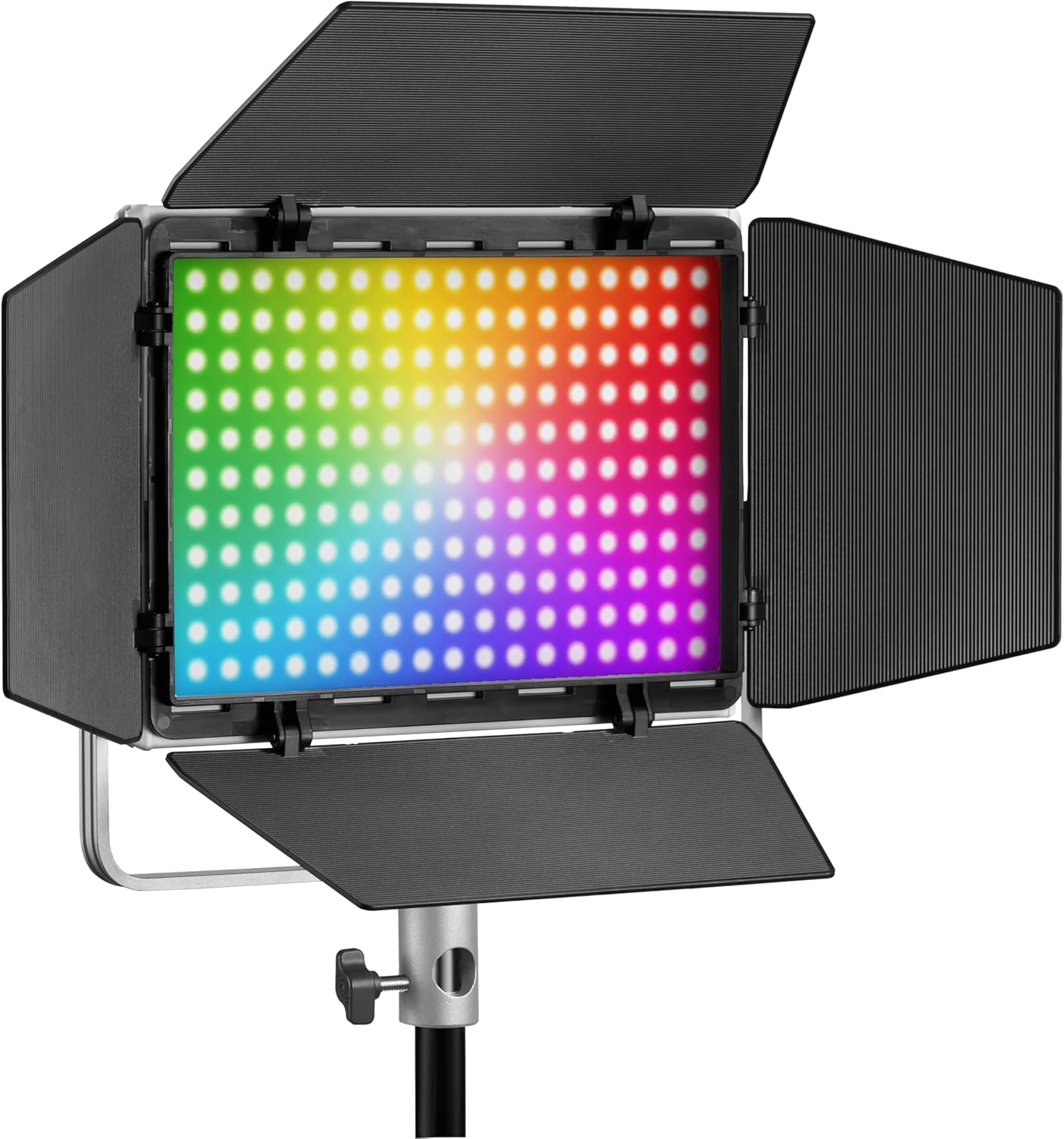 Godox Litemons RGB LED Light Panel 3-Light Kit, 60W Full-Color Video Light for Studio & Content Creators, 1800–10000K, CRI 96, App Control, NP-F Battery Ready, Barndoors & Case (LP600RK3)