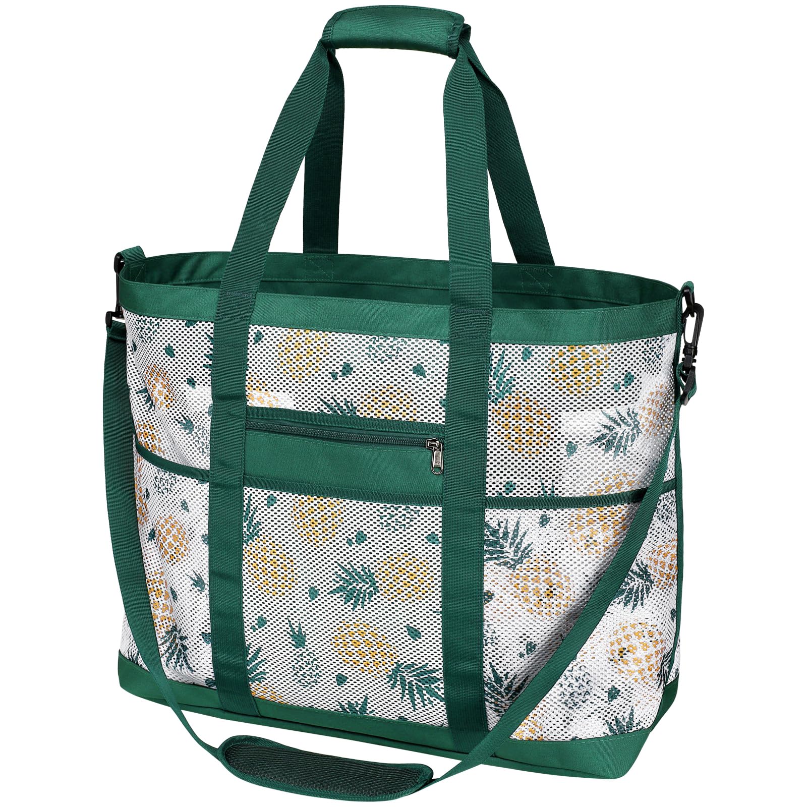 F-color Mesh Beach Bag Family - Large Tote Bag for Cruise Pool Toys Beach Vacation Essentials