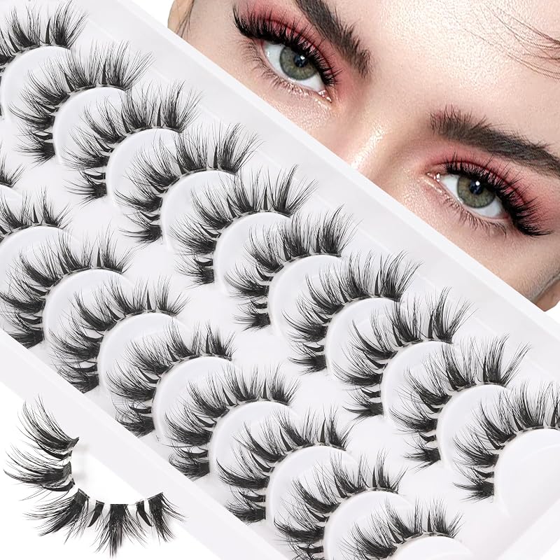 Cílios postiços Veleasha Manga Cat Eye Spiky02