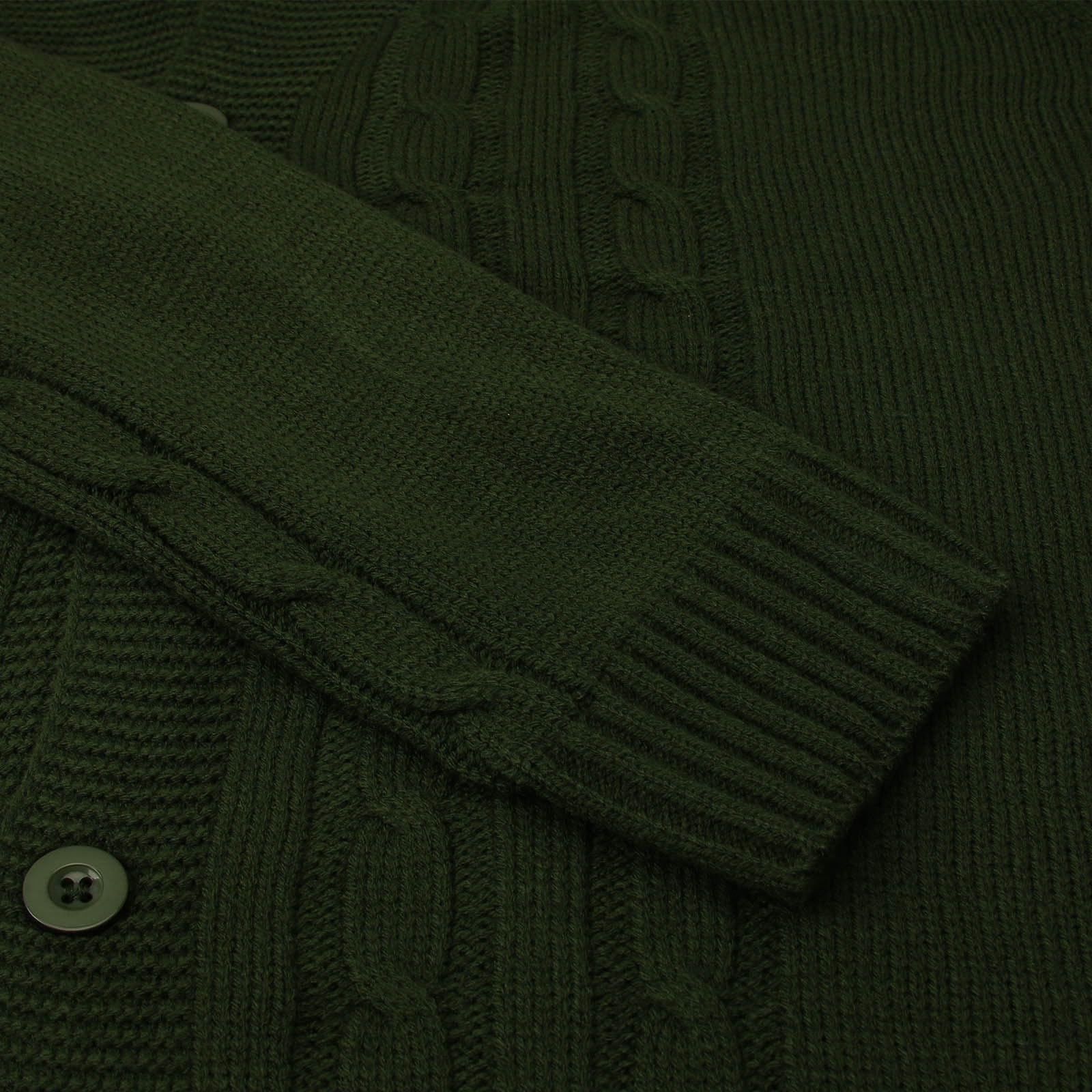 Genérico Cardigan Hombre Lana, Jersey Hombre Invierno con Cuello En V Manga Larga Suéter De Punto con Botones Elegante Ajustado Cárdigan Ligero con Bolsillos Suéter Otoño Invierno