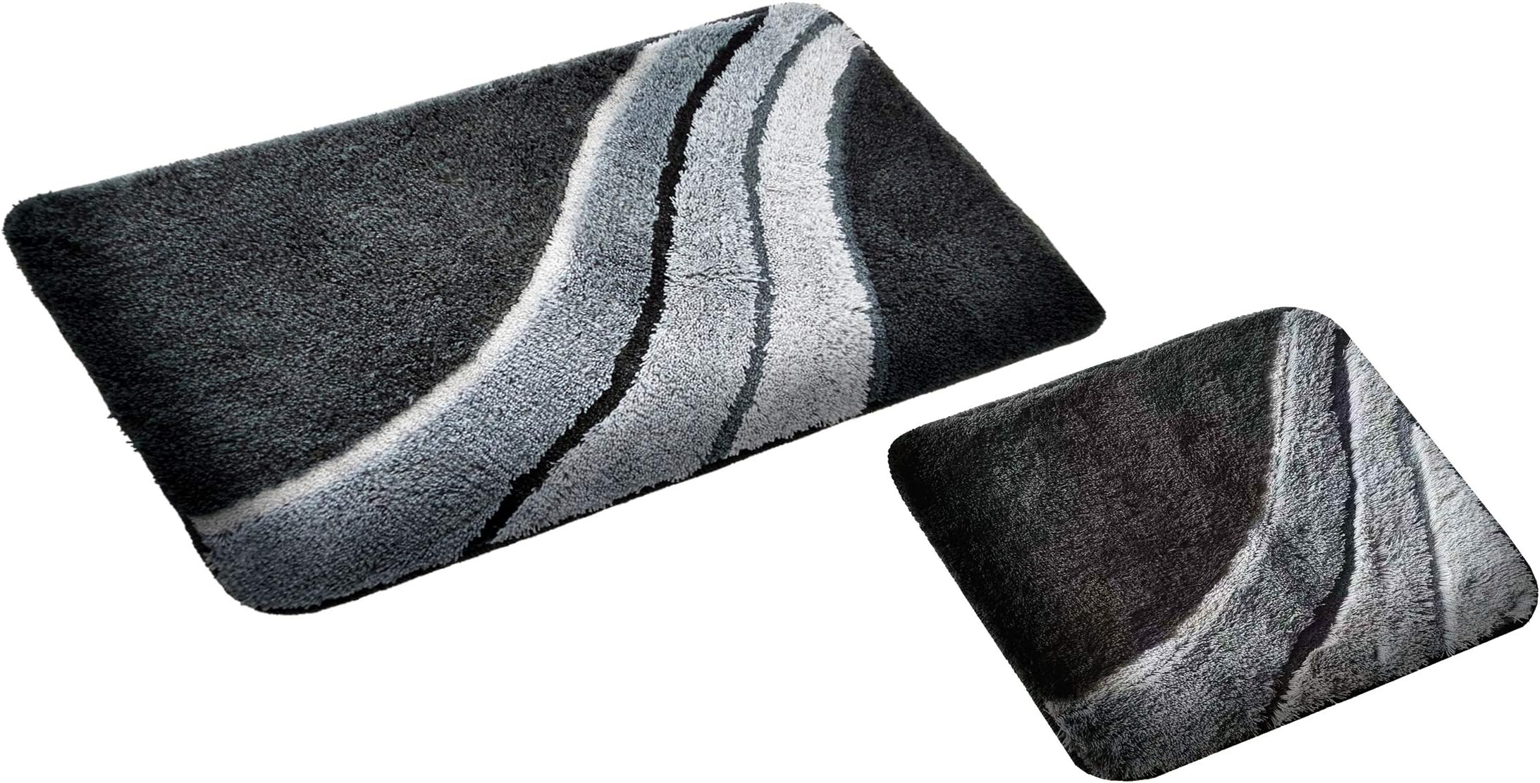 Orion Badgarnitur 3-tlg Set - Gestreift Für Hänge-WC, 60x100cm