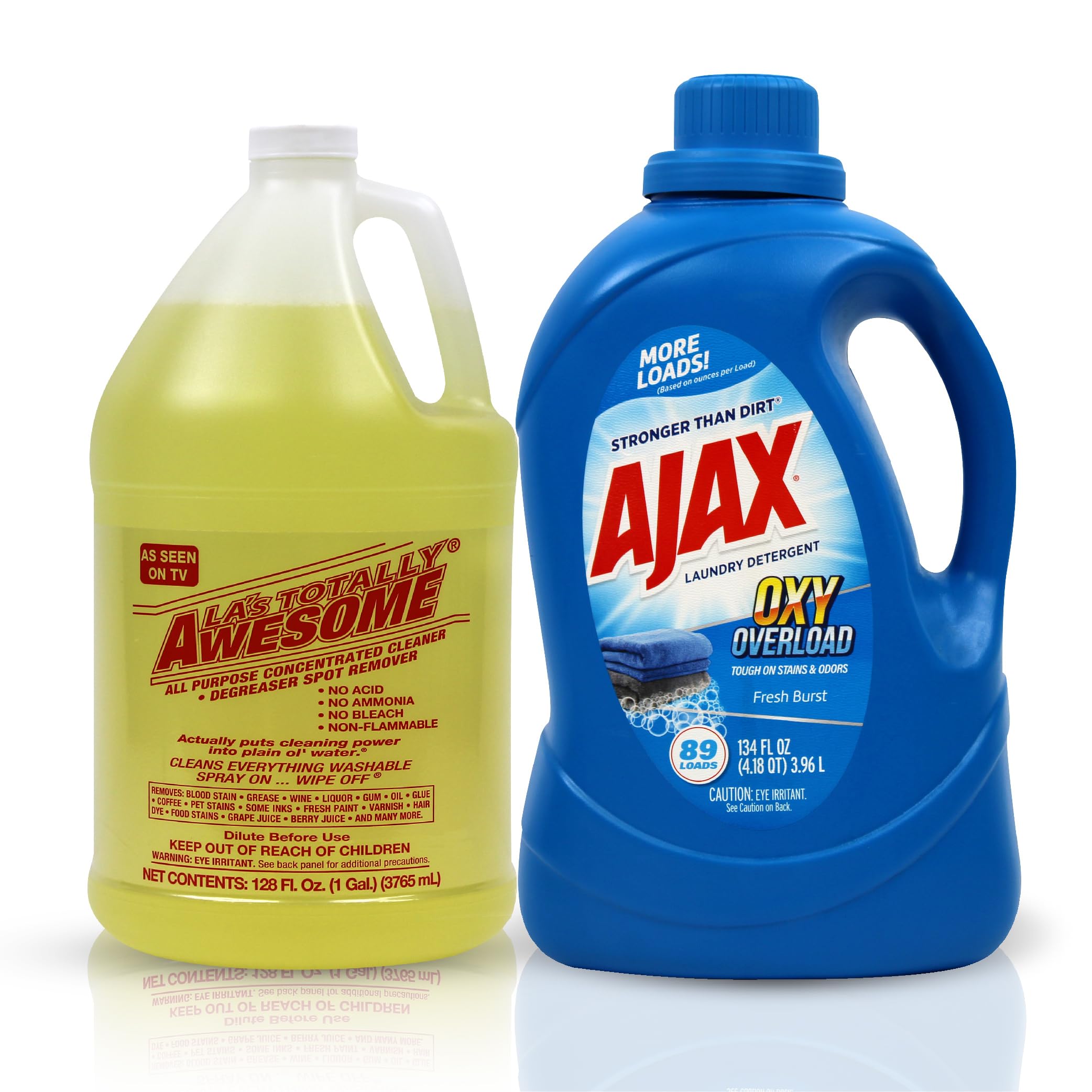 Amazon.com: La's Totally Awesome 128oz Cleaner & Ajax 134oz Oxy