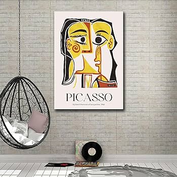 Amazon.com: SFXLUCART Poster Wall Art Print Pablo Picasso