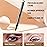 docolor Eyeliner, 2PCS White Liquid Eyeliner Waterproof Eye Liner Pen Super Slim Precise All Day White Eye Pencils Professional Makeup Liquid Eye Liner Pencil for Women