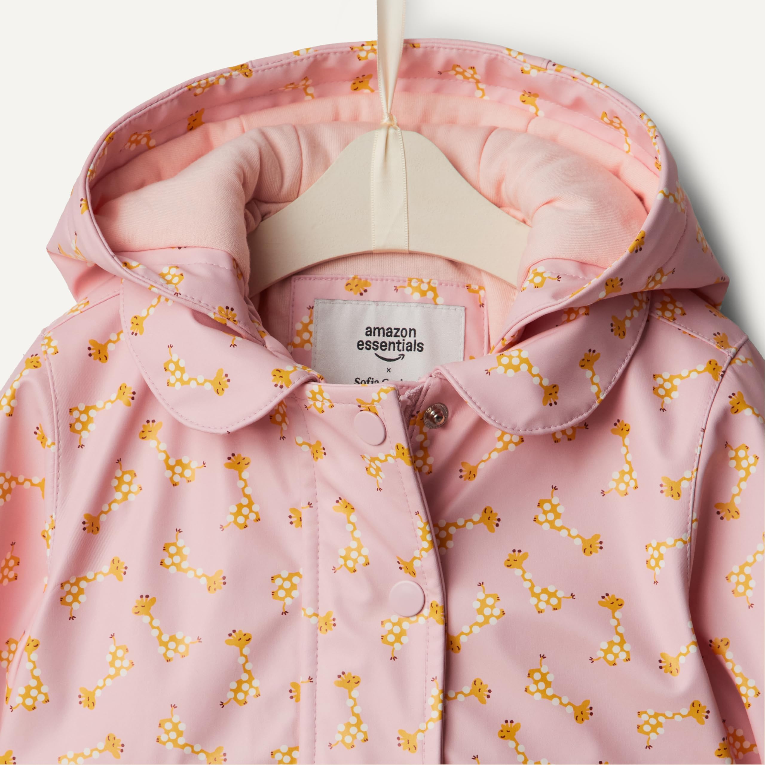 Amazon Essentials Baby - Mädchen Wasserabweisende Regenjacke