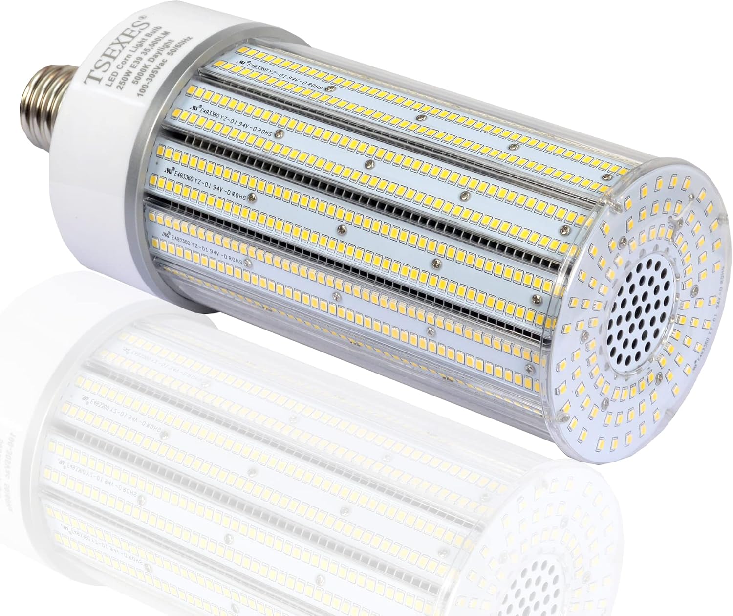 150W LED Corn Light Bulb,E39 Mogul Base Led Bulb 21000Lumen,5000K Replacement (600-800W) Metal Halide/HID/CFL for High Bay Shop Light Garage Warehouse and More