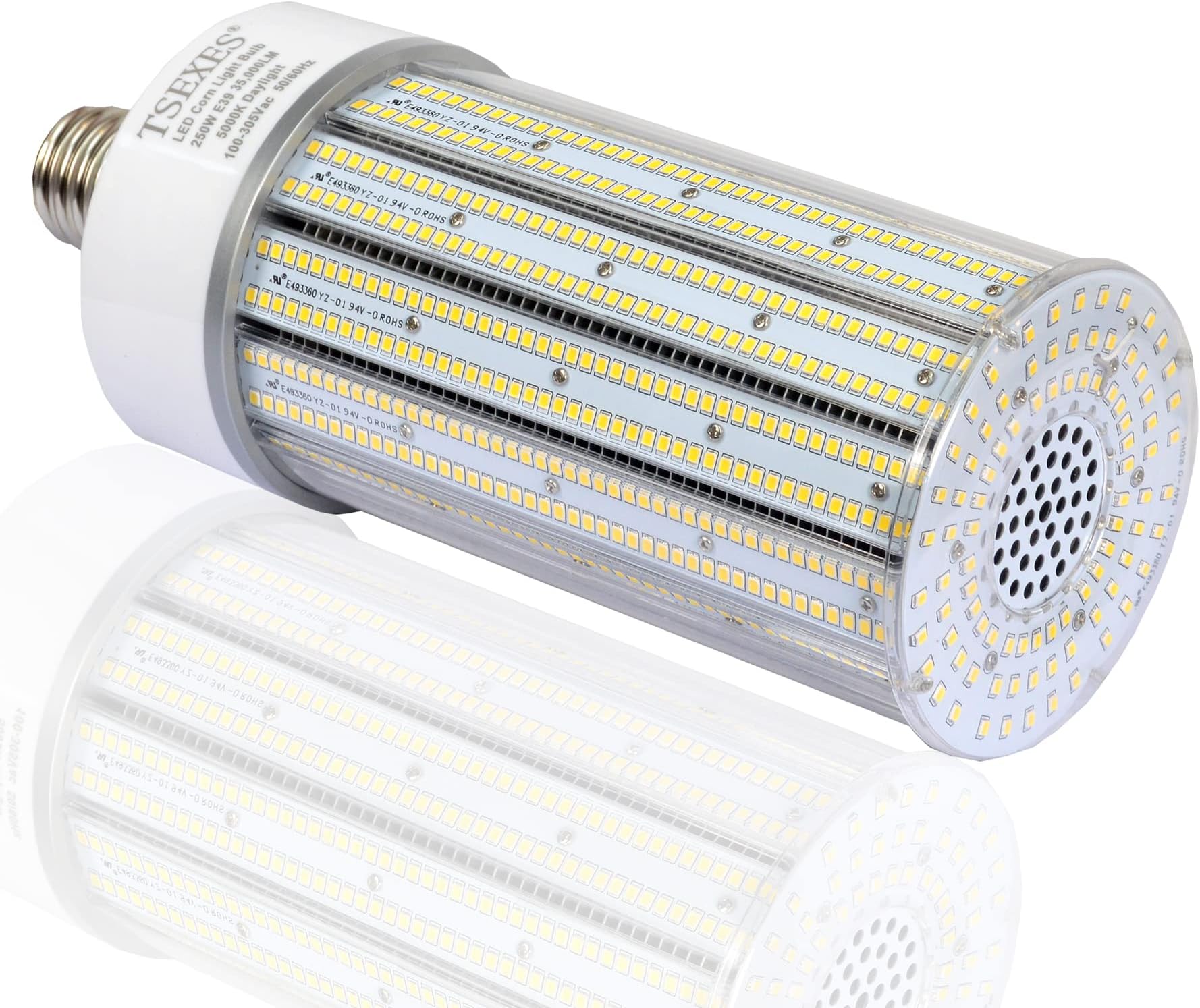 TSEXES UL Listed 250W LED Corn Bulb E39 LED Light Bulbs(1000W Equivalent) Rep...