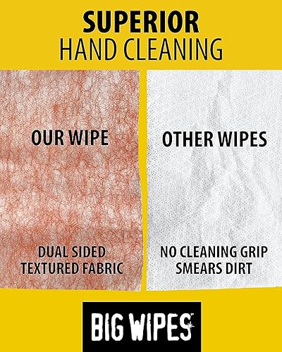 Miniatura 5 de BIG WIPES Toallitas de limpieza con textura industrial de alta resistencia (80 unidades (paquete de 3), resistentes)