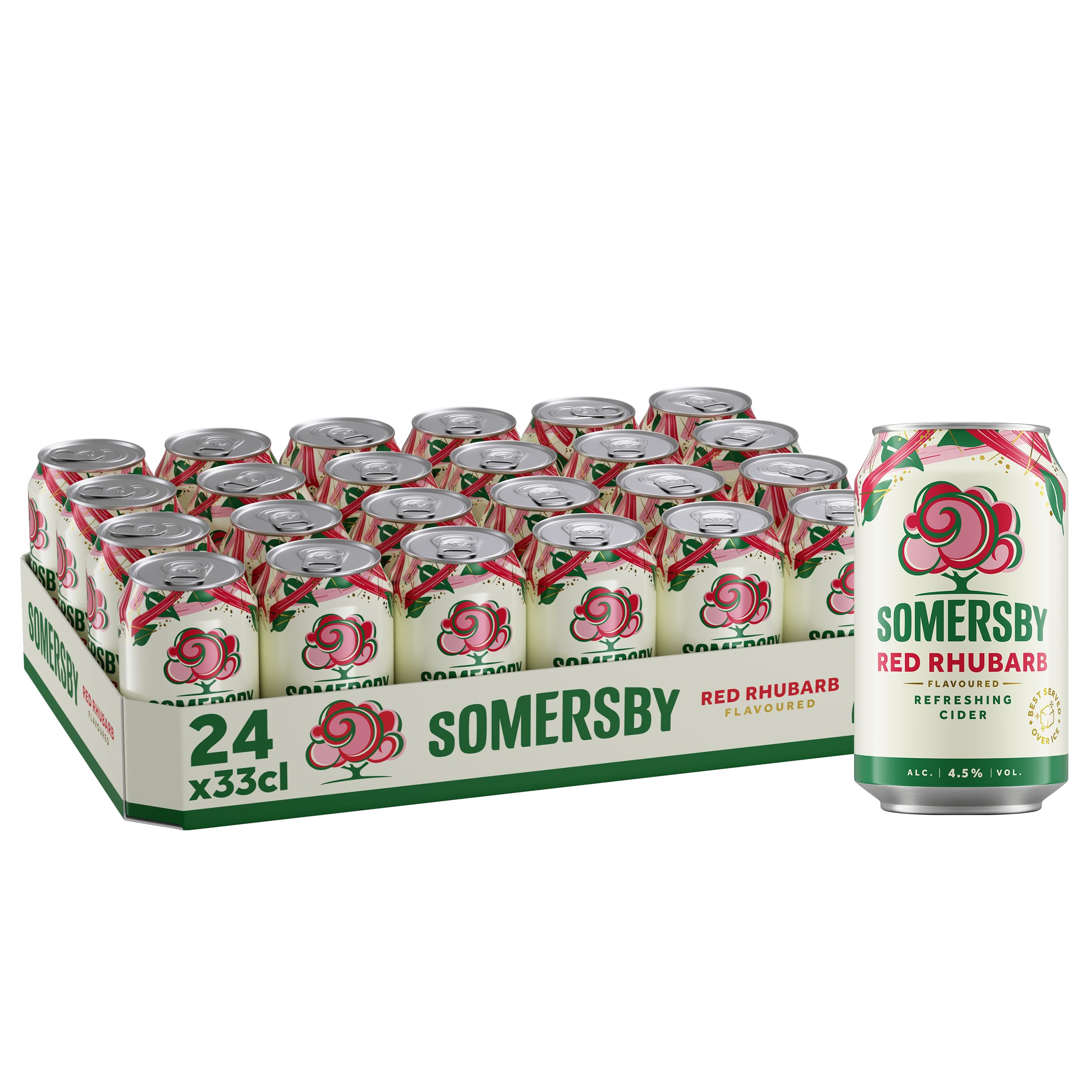 Somersby Red Rhubarb Cider, Dose Einweg (24 x 0.33 L)
