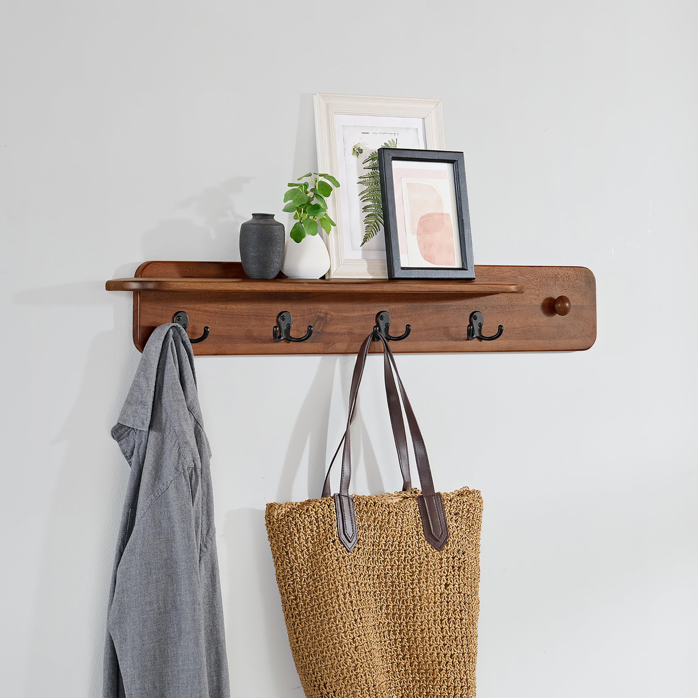 Amazon.com: Alaterre Furniture Calais 36 Inch Wall Mount Coat Rack