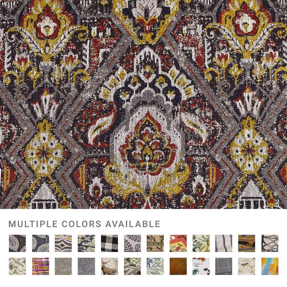 eLuxurySupply Fabric by The Yard - 100% Polyester Upholstery Sewing Fabrics - Palisbury Milestone Pattern