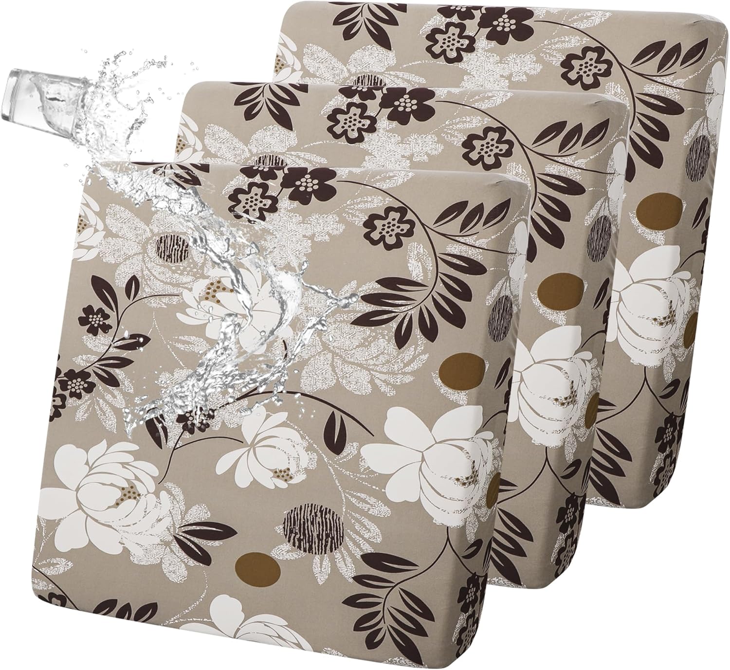 FORCHEER Waterproof Stretch Couch Cushion Cover， Patio