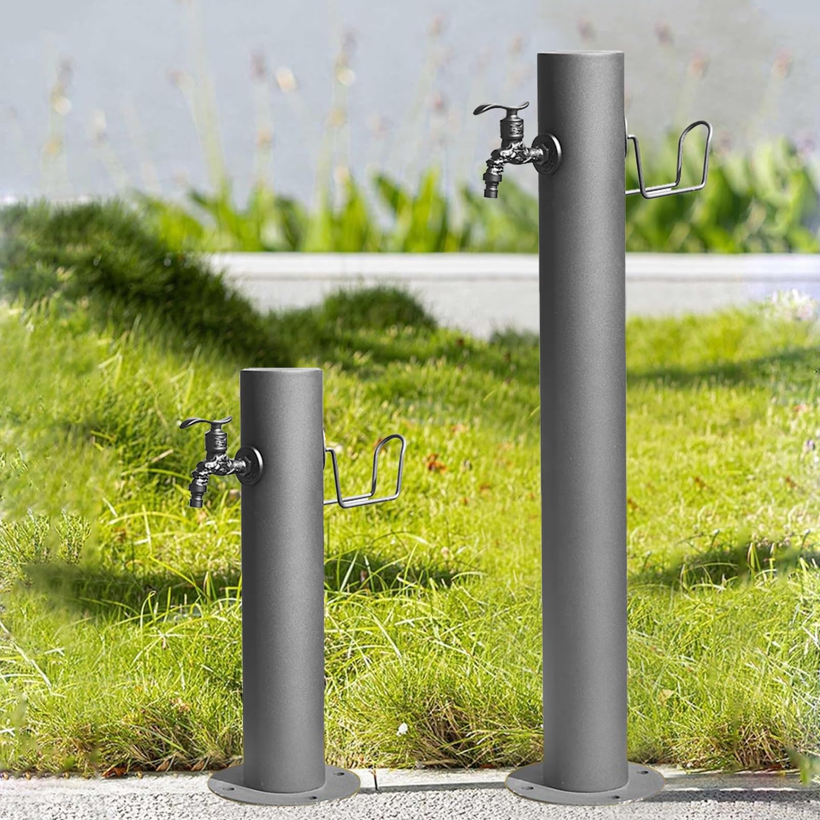 Dispensador de grifo de columna de agua de jardín de acero inoxidable para exteriores, hidrante anticongelante para riego de patio y césped