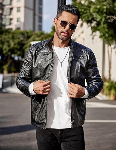 Miniatura 4 de Ekouaer Camisas de manga larga para hombre, suéter acanalado, ajuste sim, camisetas térmicas, cuello redondo, elásticas, tallas S-XXL