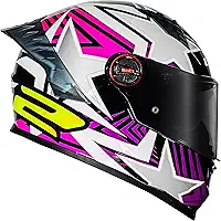Capacete Ls2 FF358 Pro Estellar Rosa c/ Roxo - Esportivo - 56/s