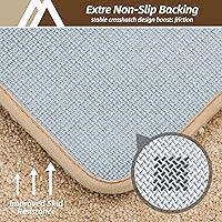 Vista 3 de COSY HOMEER Alfombras extra gruesas para el baño, tapetes de baño antideslizantes, tapete de felpa suave, peludo y 100% micro poliéster, tapete