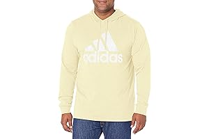 Men's Essentials Logo Hoodie in Bold Yellow