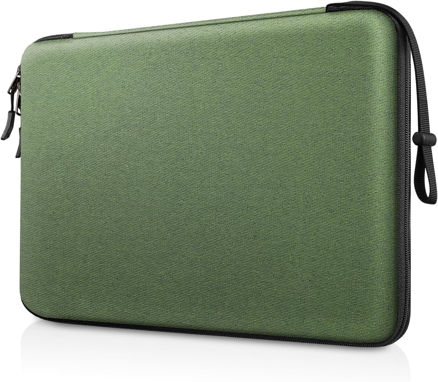 14-inch Hard Laptop Sleeve Case Compatible with Acer Chromebook Lenovo, HP, Dell, Acer Laptop Notebook Ultrabook, Water-Resistant Shockproof Computer Bag, Olive