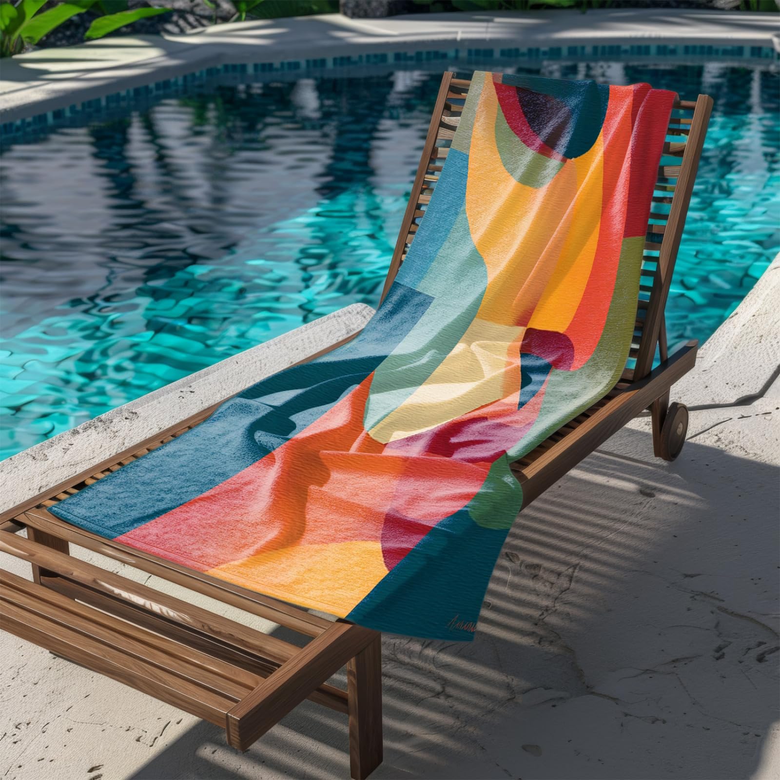 Telo Mare Microfibra 210x230 Geometria Gialla Chiara Telo Spiaggia Grande Antisabbia,XXL Asciugamano Mare, Asciugatura Rapida, Stuoia Spiaggia Leggero E Portatile