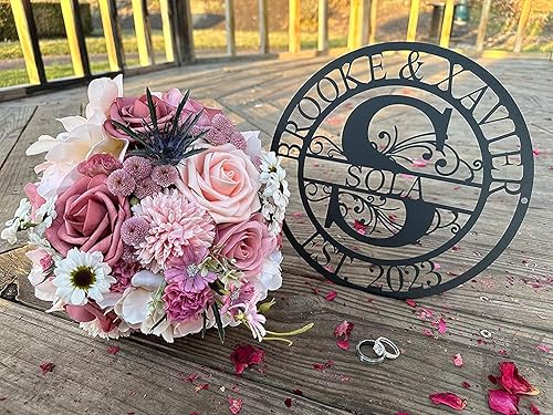 Vista 60 de White Rose Artificial Flowers Fake Flower Bulk with Stems for DIY Wedding Bouquet Bridal Baby Shower Centerpiece Table Decorations Silk Faux Floral