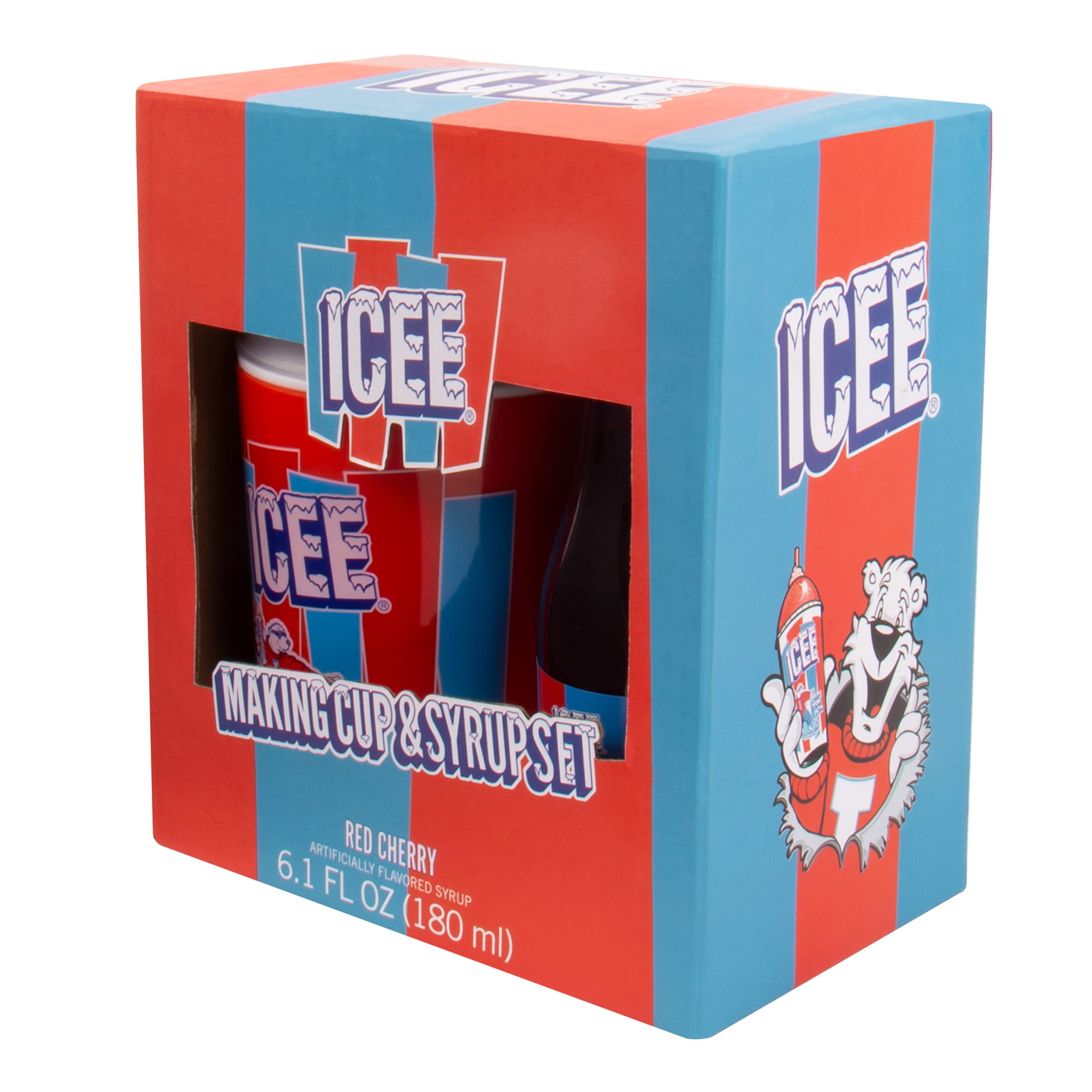 Amazon.com: ICEE Making Cup & Red Cherry Syrup Set. Make Slushies