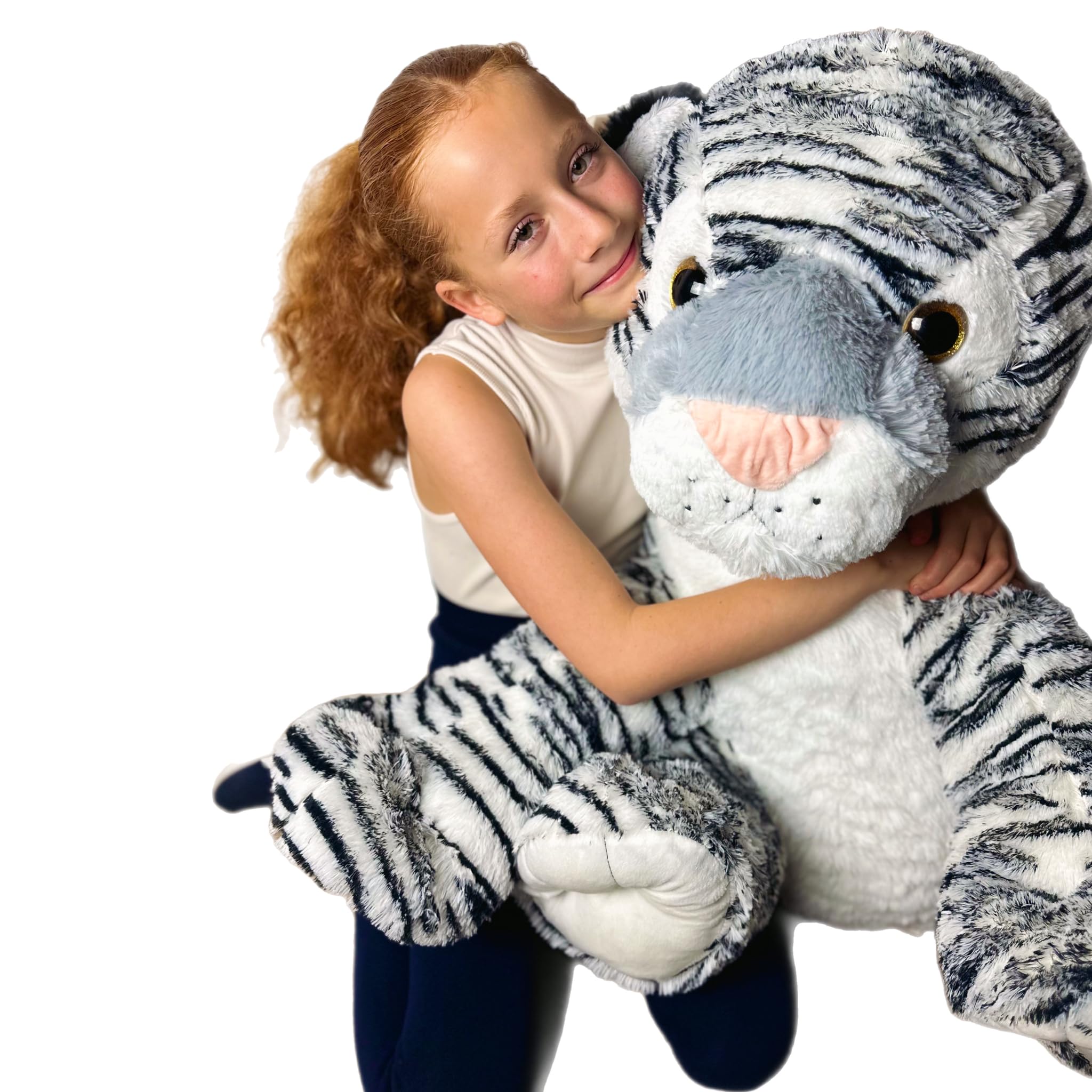 Deluxe Paws Extra Large Cuddly Plush Snow Leopard — image 1