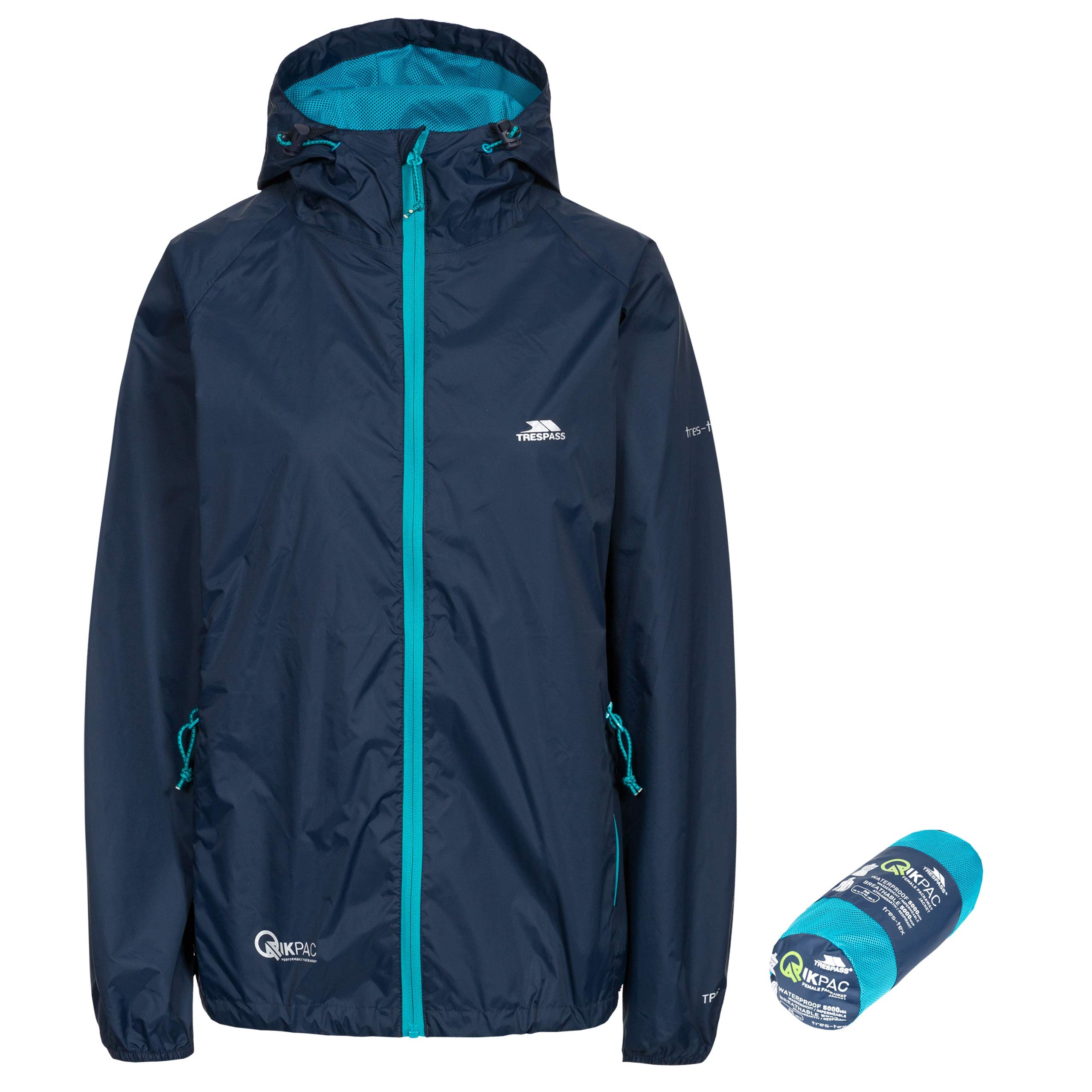 Trespass Qikpac Female Jacket Vestes coupe-pluie Femme (lot de 1)