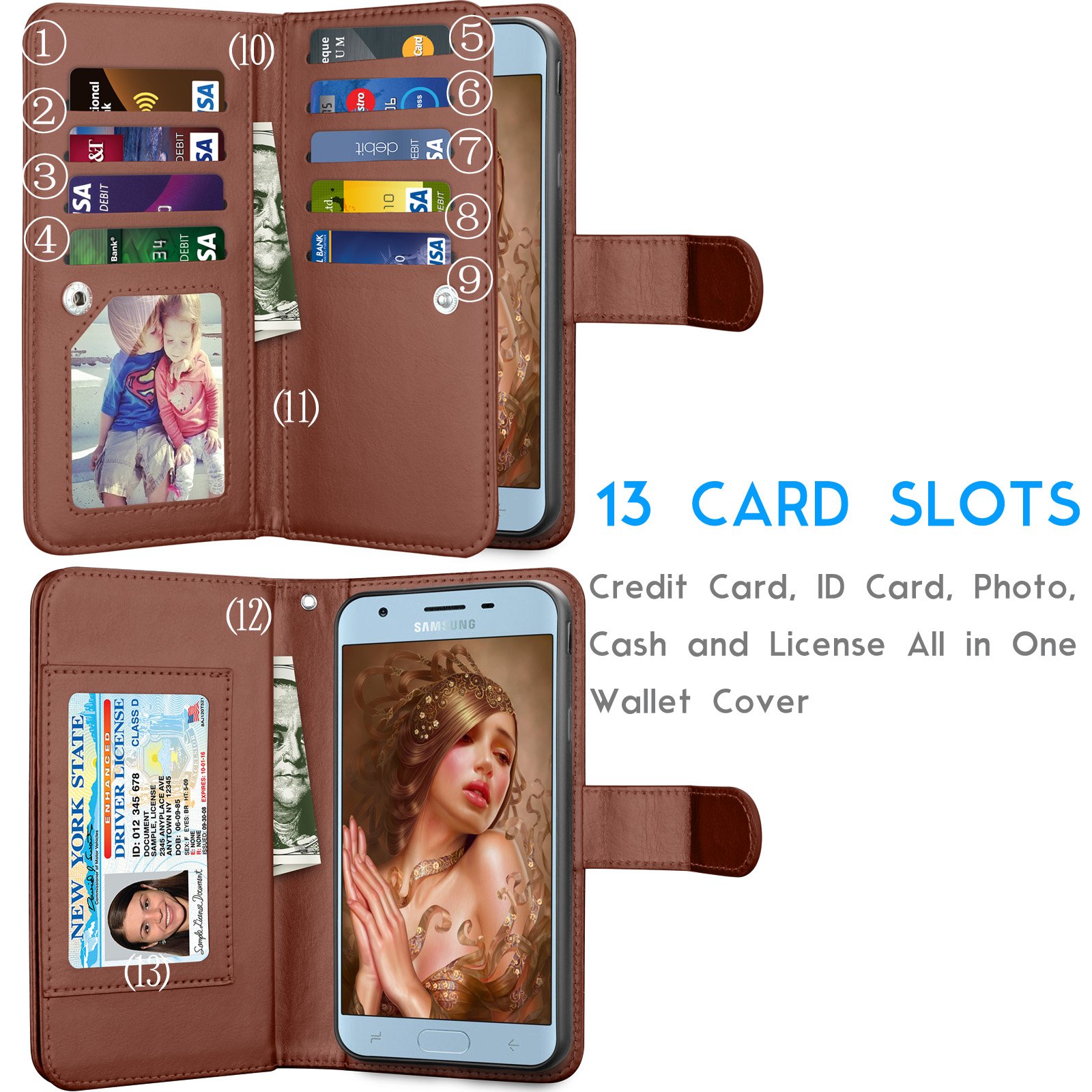 Tekcoo Galaxy J7 2018/Aero/Top/V 2nd/Crown/Aura/Refine/Eon