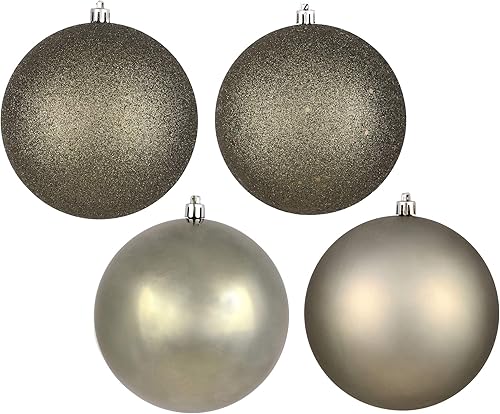 Vista 65 de Vickerman N591554BX Adornos de bola, 6", Celadon