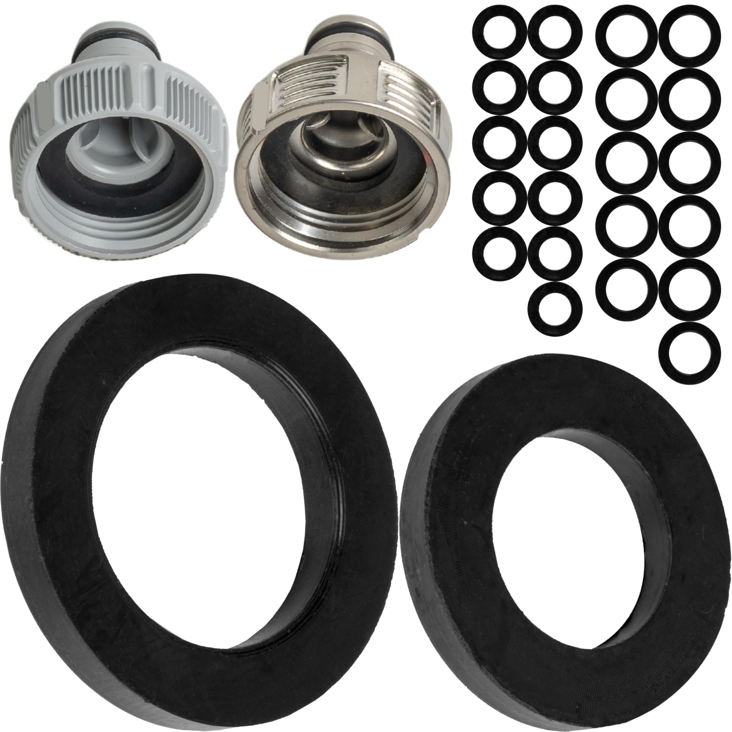 Replacement flat seals set, 24 pieces, for G 1/2" and 3/4" garden connector systems