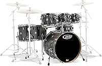 Vista 8 de PDP By DW Concept - Paquete de 5 piezas de carcasa de arce con herrajes cromados naturales