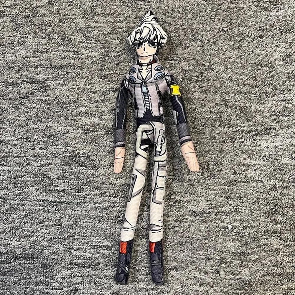 Zhongkaihua Enjin can/Rudo Surebrec/Riyo Reaper Plüschfigur, drehbar, Anime, weich, gefüllt, lustig, Überwurf, Sofa, Schlafzimmer, Heimdekoration, Sammlerstücke, Geschenke, 28 cm