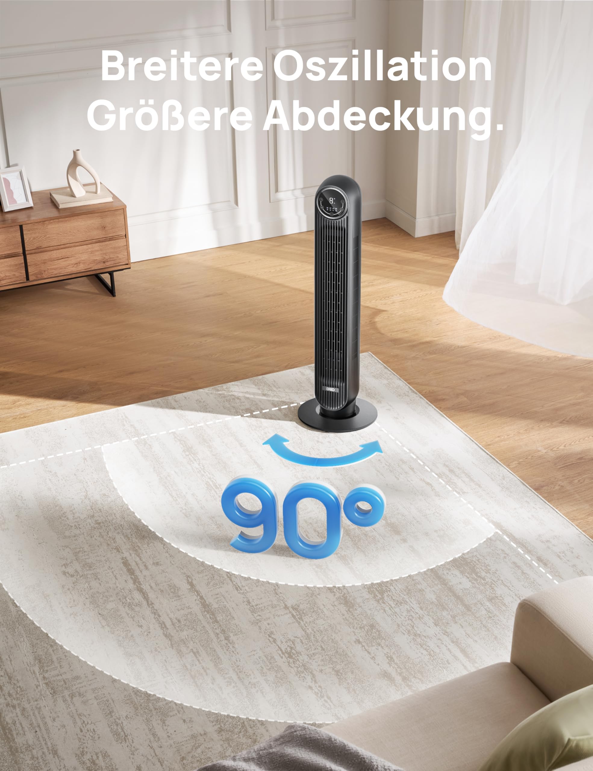 Dreo Leiser Turmventilator – Bild 6