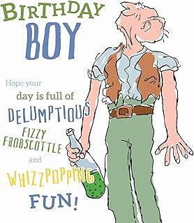 Roald Dahl BFG Birthday Card, RD001