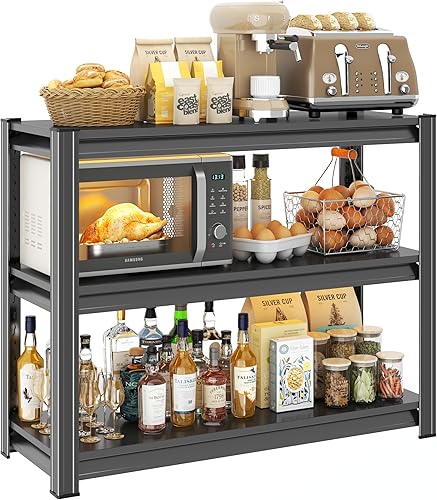 Miniatura 24 de Estantería de metal resistente para garaje, estantes de almacenamiento ajustables de 5 niveles, 3000 libras para garaje y sótano, cocina y despensa,