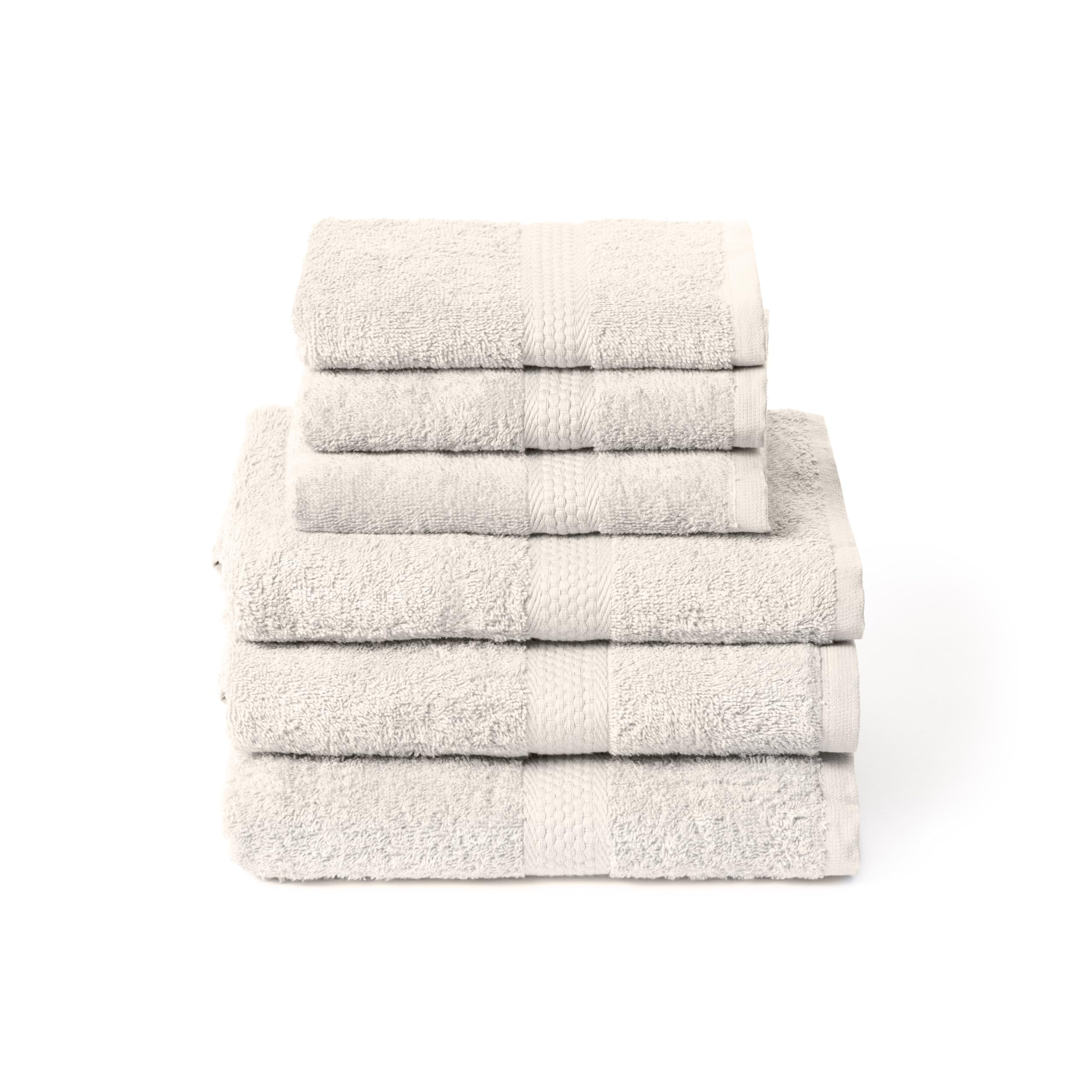 Caleffi Set Asciugamani Bagno con Ospite 6 Pz – Composto da 3x Asciugamano Viso 55x100 cm + 3x Asciugamano Bidet 40x60 cm – Cotone 100% Morbido e Ultra Assorbente – Doccia, Viso e Ospitalità Set Bagno