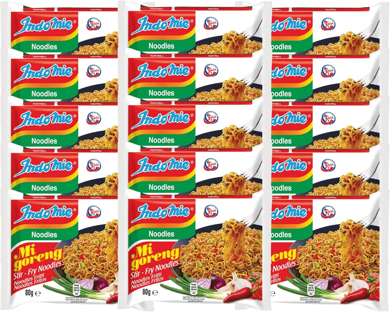 Indomie Mi Goreng Stir Fried Spicy Instant Noodles 80g Pack Of 15 indomie-mi-goreng-stir-fried-spicy-instant-noodles-80g-pack-of-15