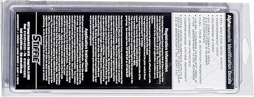 Miniatura 3 de STIFFIE Whip-One - Calcomanías de identificación alfanuméricas, adhesivos de números de registro para barcos y embarcaciones personales, color verde