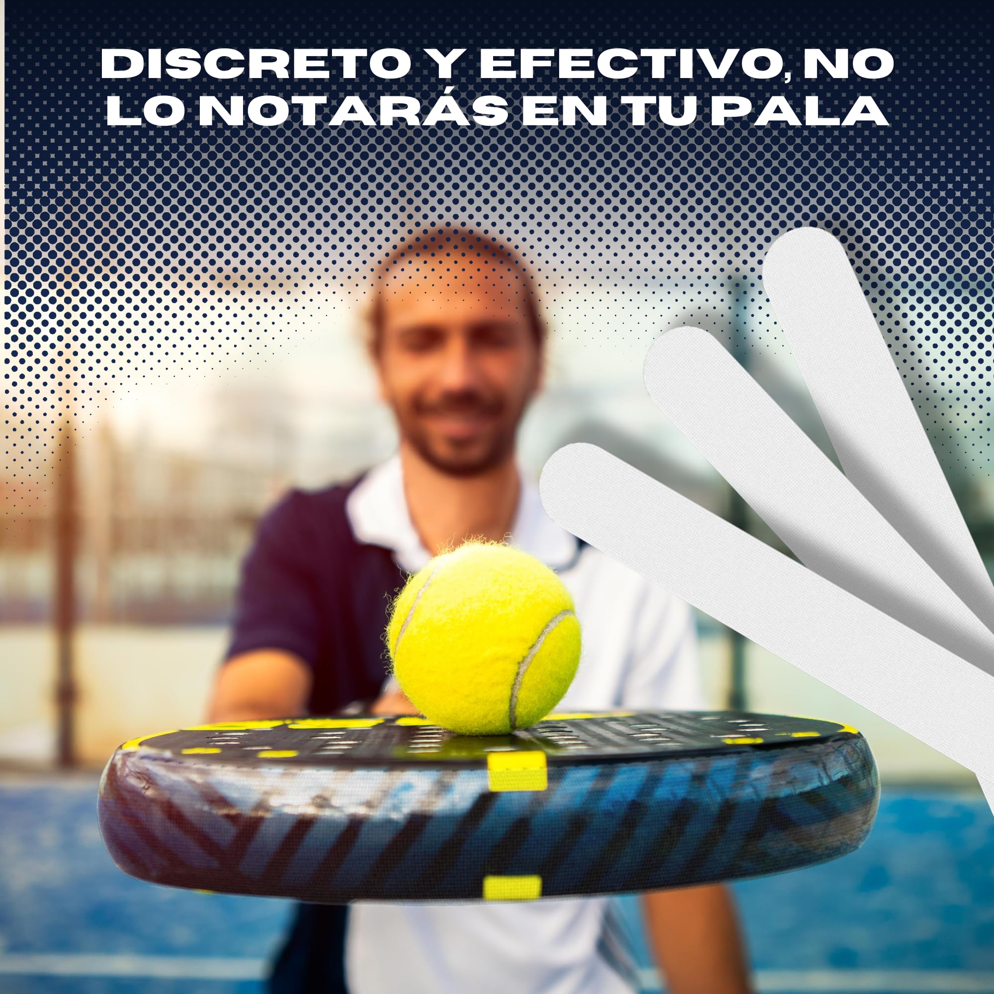 Protector Transparente Rugoso para Pala de Pádel - Cinta Protectora Multigranulada de Silicona