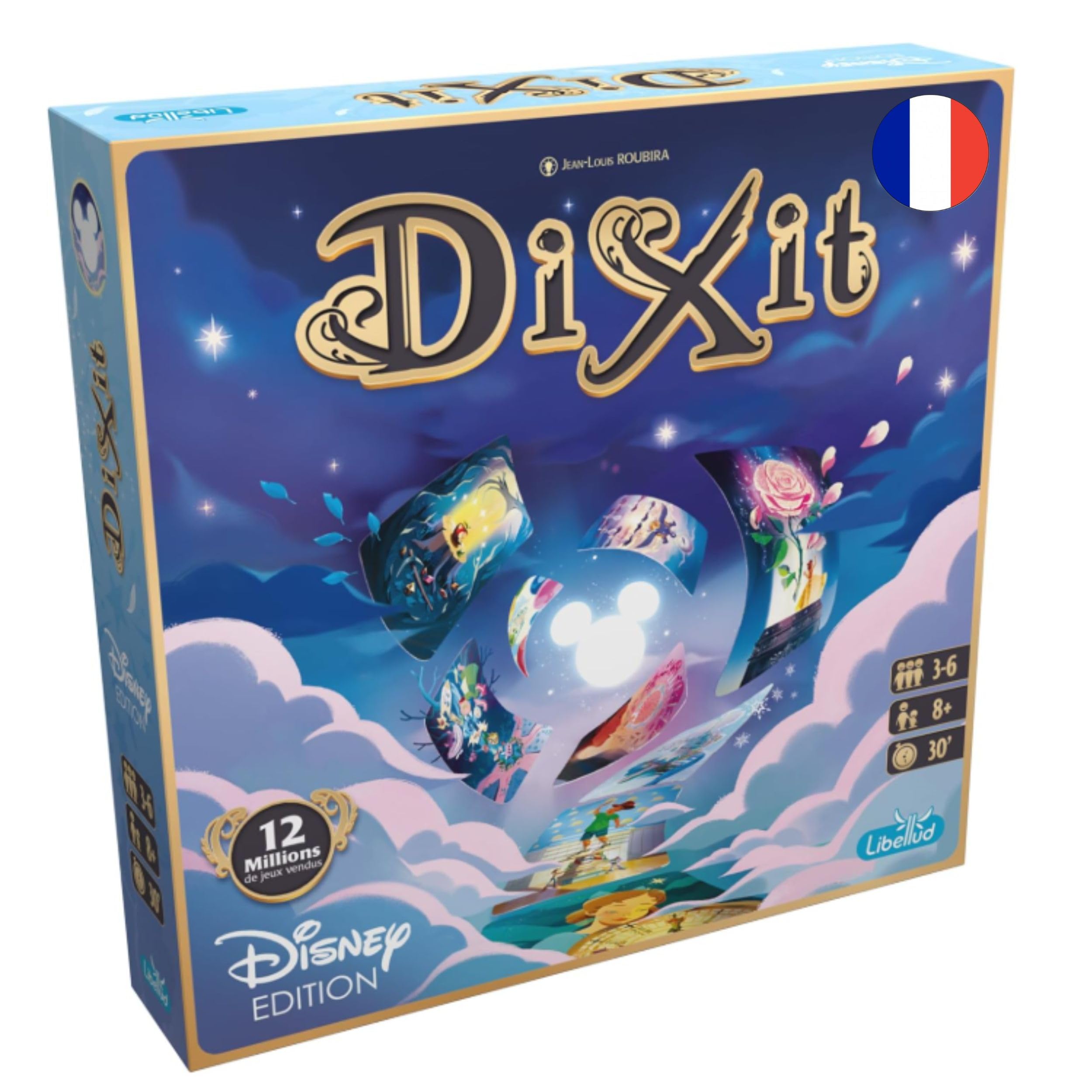 Libellud Dixit: Disney Edition Board / Card Games - Dreamlike Game - Image Communication - for Adults and Children from 8 Years - 3-6 Players - French Version