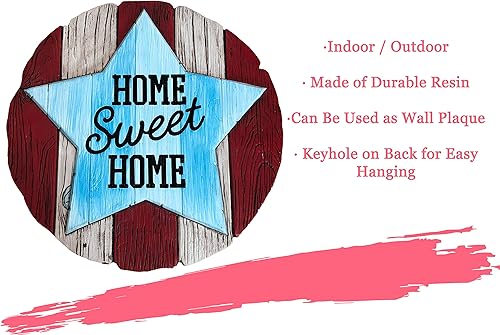 Miniatura 3 de Spoontiques - Decoración de jardín - Piedra de jardín Sweet Home Stepping Stone - Piedra decorativa para jardín